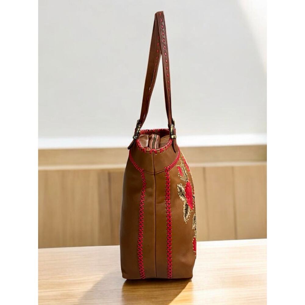 Y2K Isabella Fiore Rambling Rose Large Toby Tote & Wallet - Picture 4 of 14